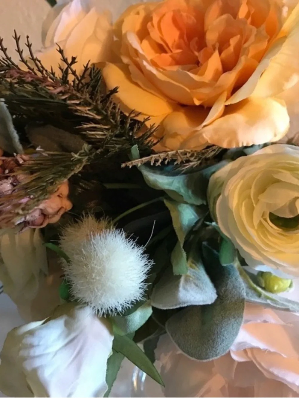 Bohemian Wedding Bridal Bridesmaid Bouquet Faux Flowers NEW Final Sale